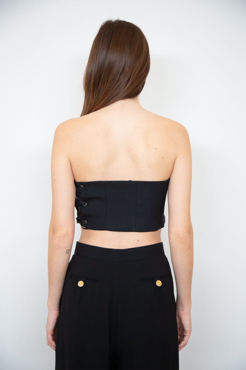 Yves Saint Laurent bandeau top