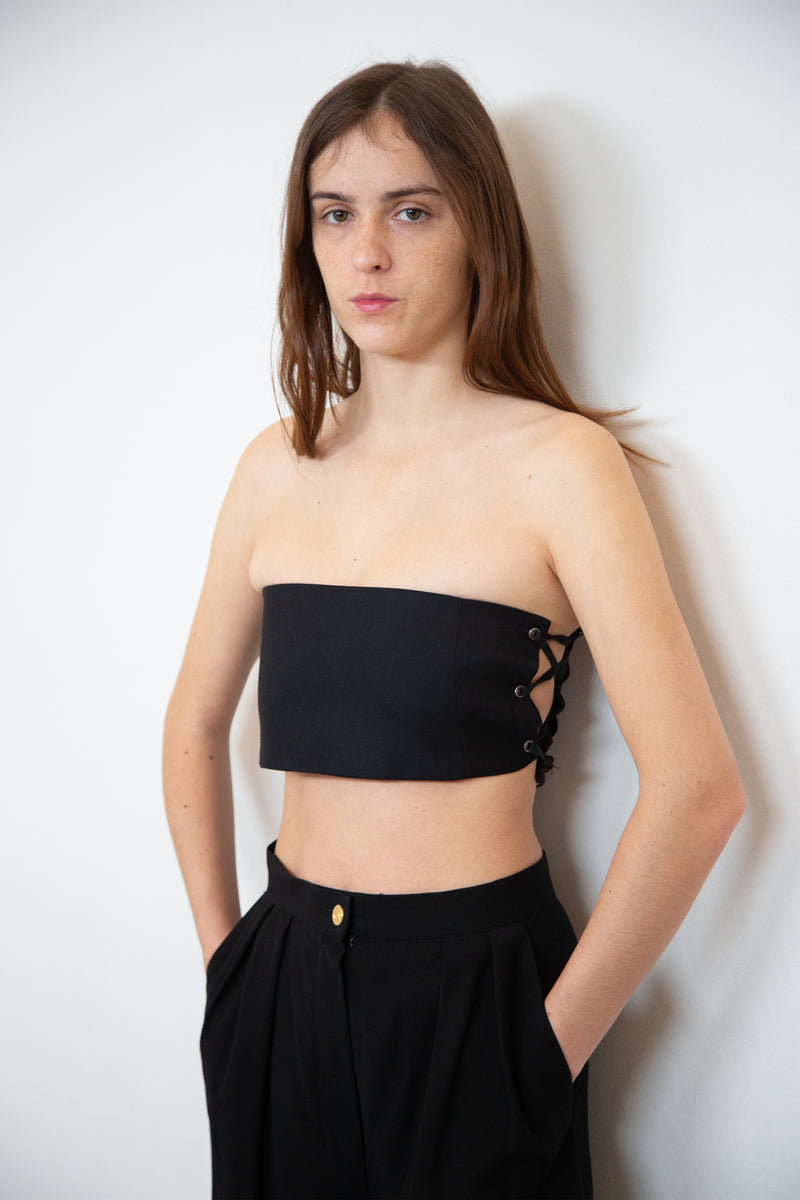 Yves Saint Laurent bandeau top