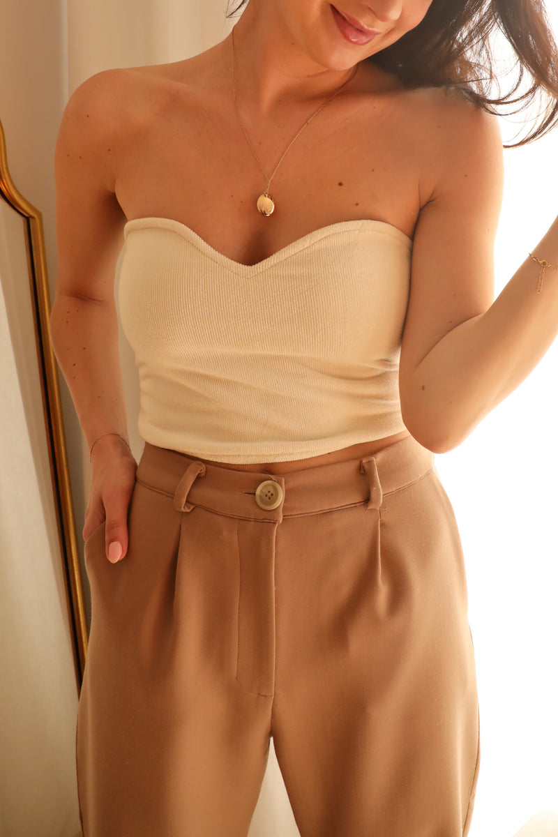 Alice Sweetheart Bandeau Crop Top