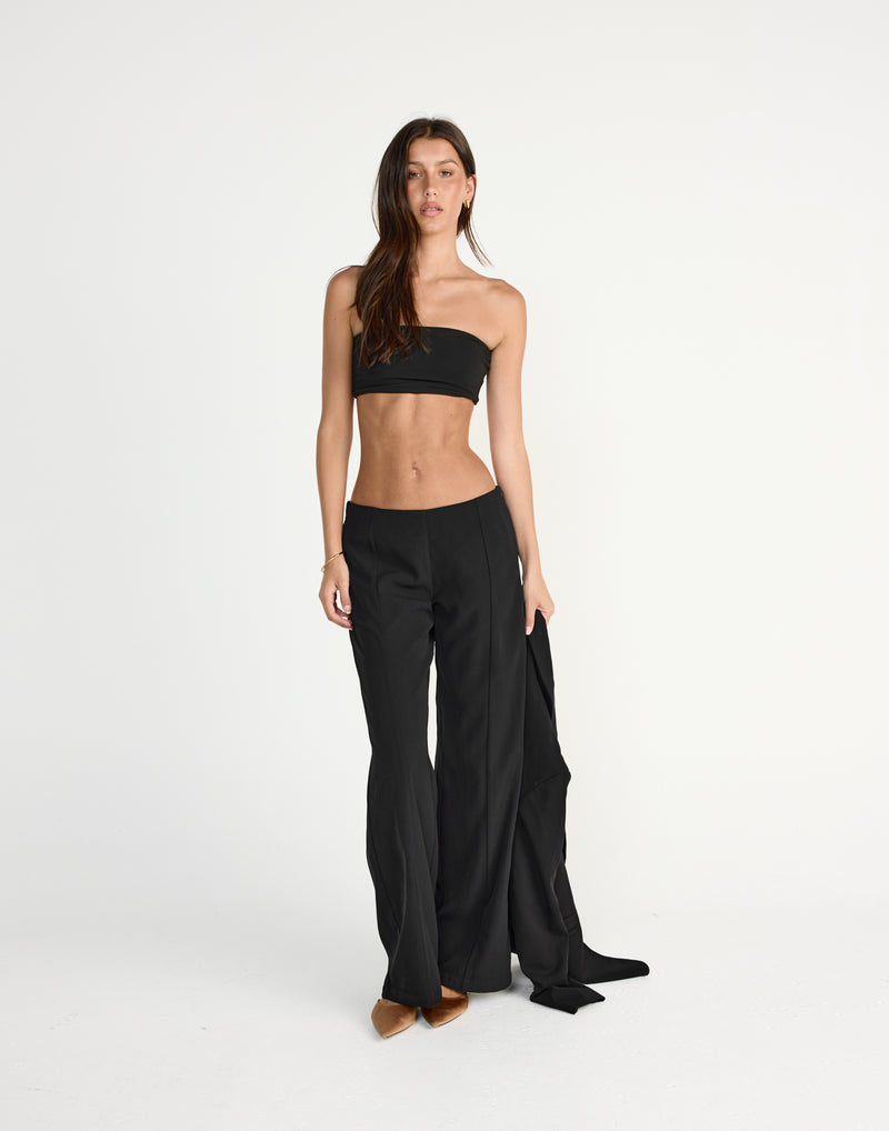 Maribel Bandeau Top (Black)