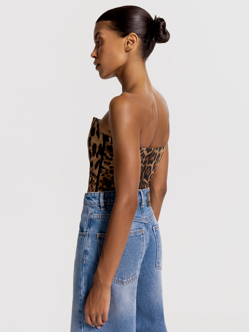 Etta bandeau in Leopard