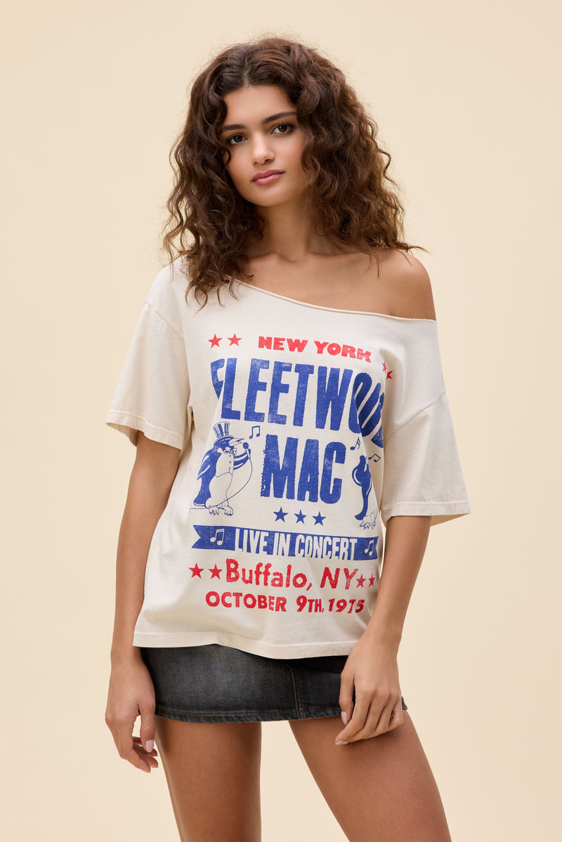 Fleetwood Mac Live in Concert Off-The-Shoulder Tee