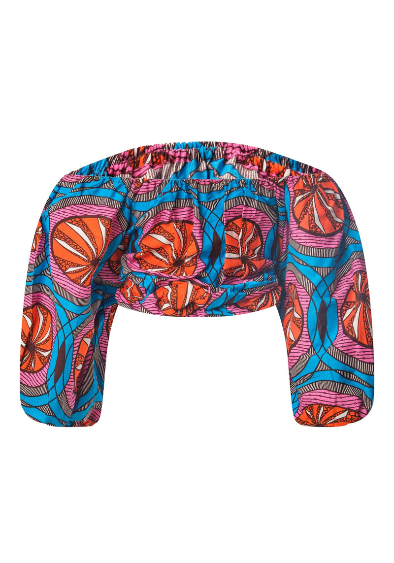 Off Shoulder Top - Tangerine Dreams
