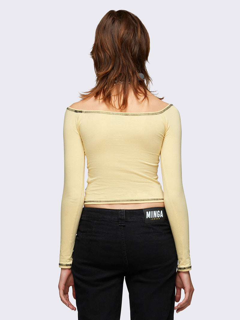 Apologie$ Off-Shoulder Top