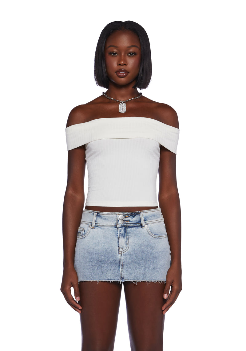 Love Is A Game Off The Shoulder Top