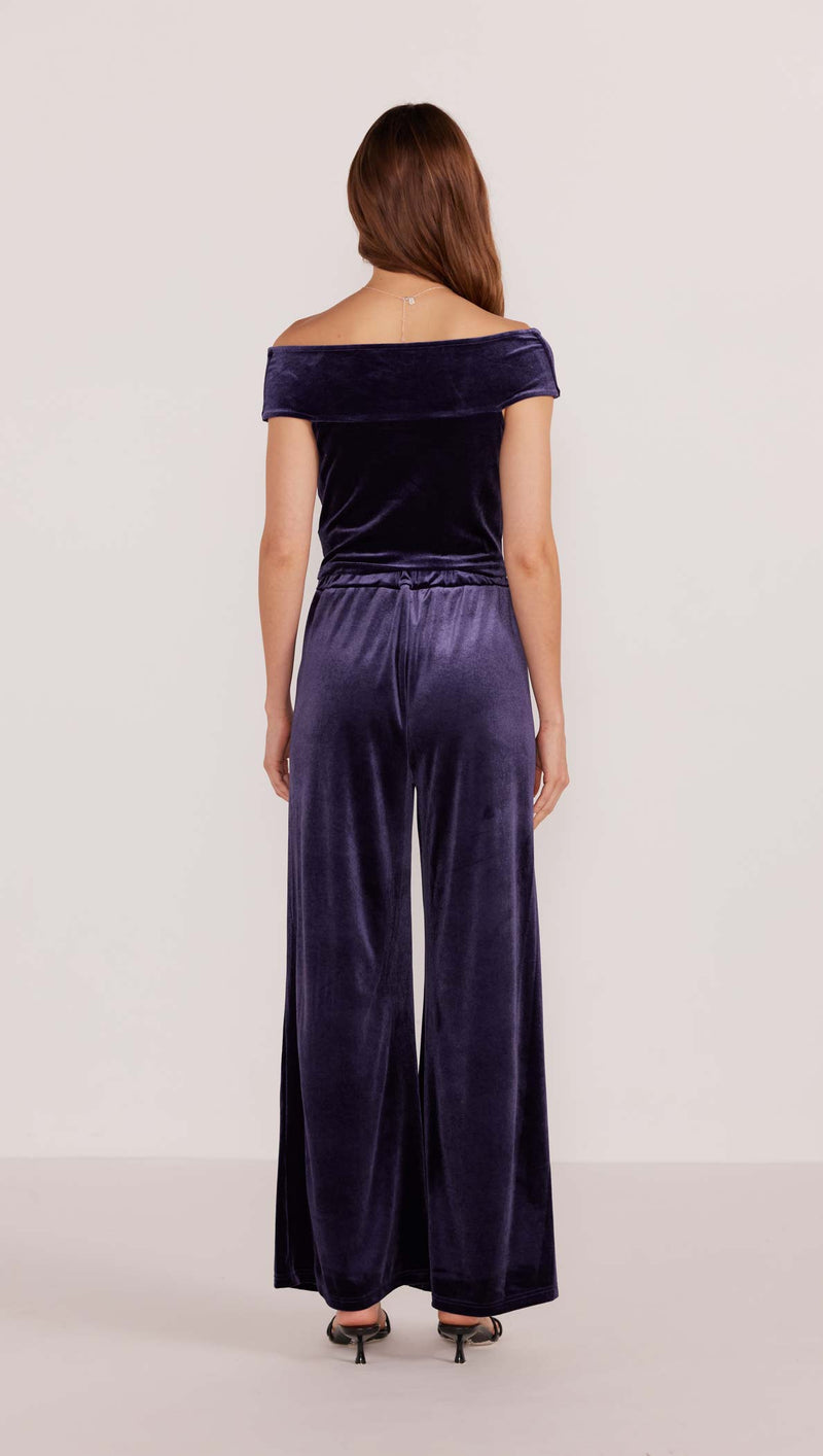 Nisha Velvet Off Shoulder Top - Final Sale