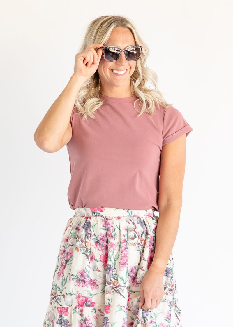 Short Sleeve Essential Basic Tee - FINAL SALE