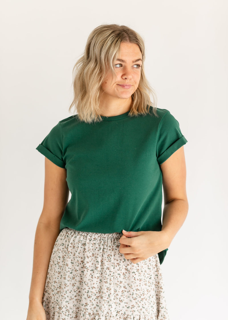 Short Sleeve Essential Basic Tee - FINAL SALE