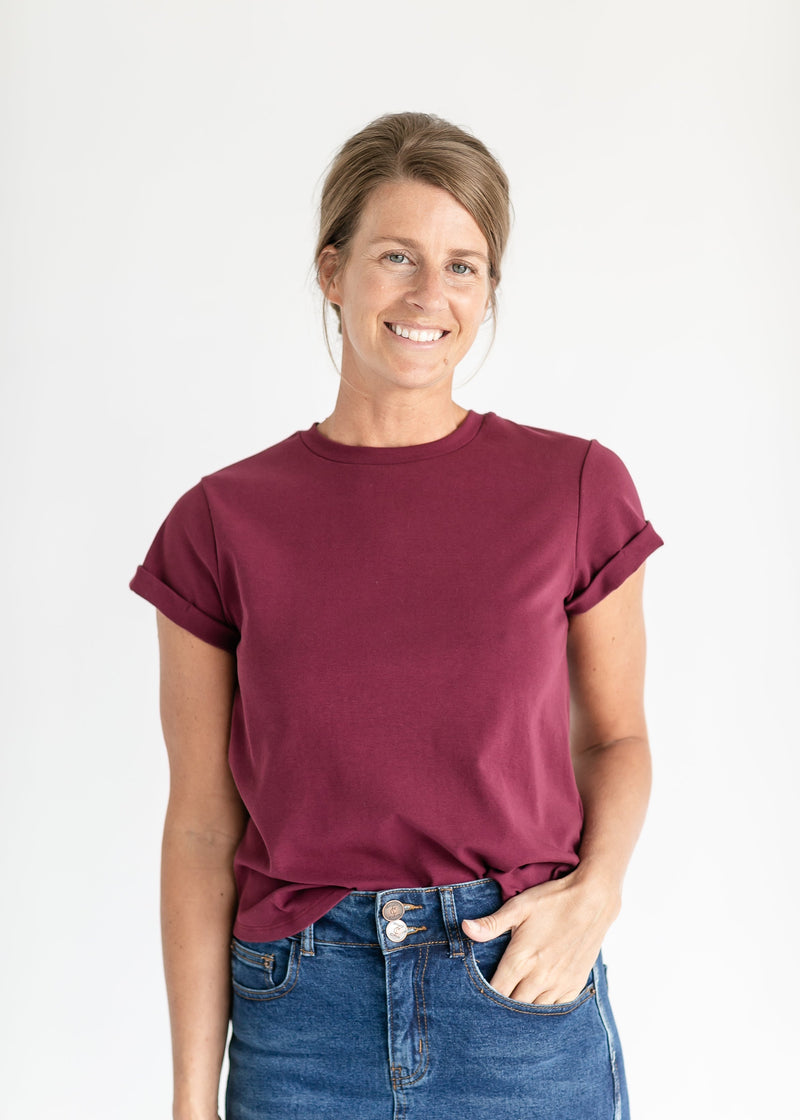 Short Sleeve Essential Basic Tee - FINAL SALE