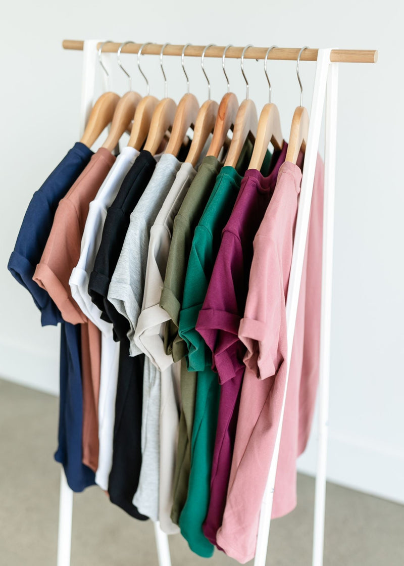 Short Sleeve Essential Basic Tee - FINAL SALE