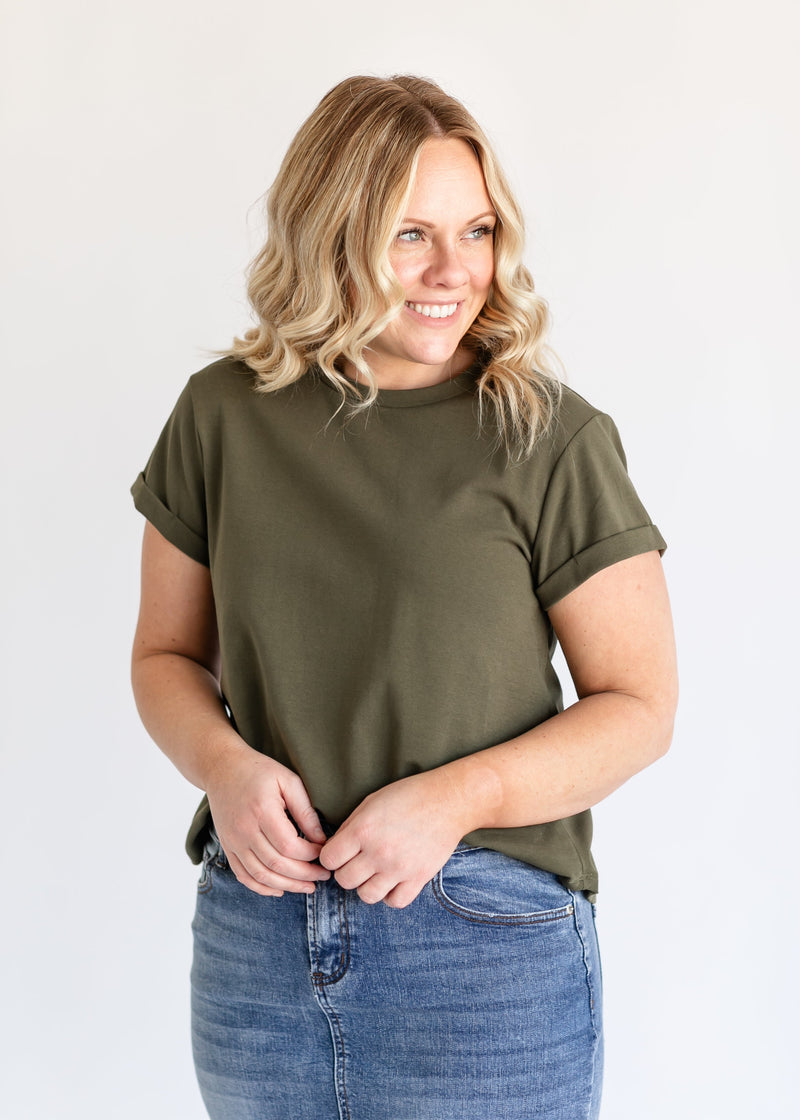 Short Sleeve Essential Basic Tee - FINAL SALE
