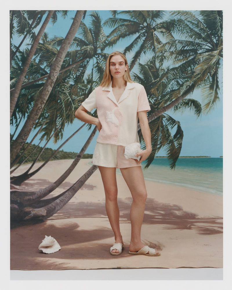 'Conched Out' Cabana ~ Crop Cut