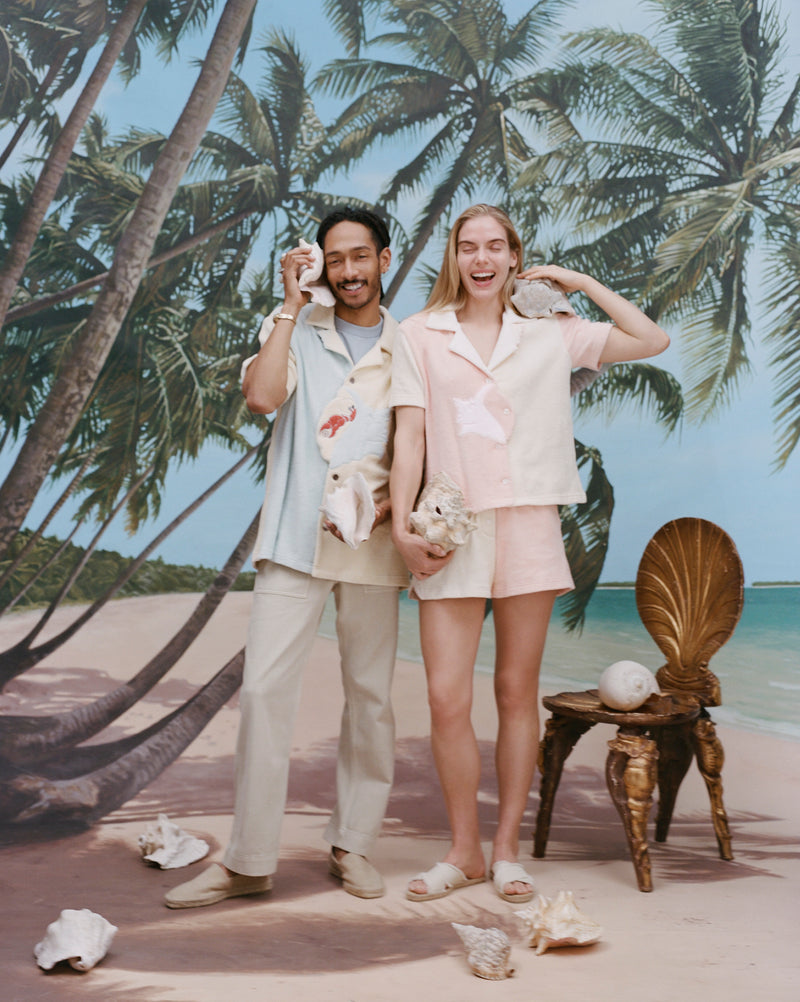 'Conched Out' Cabana ~ Crop Cut