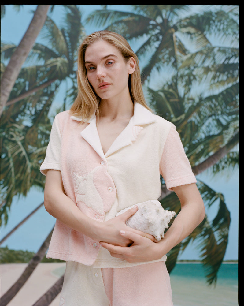 'Conched Out' Cabana ~ Crop Cut