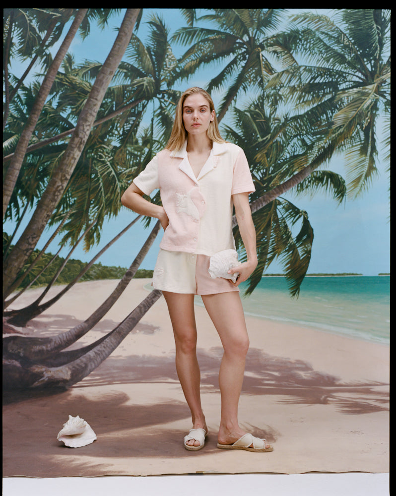 'Conched Out' Cabana ~ Crop Cut