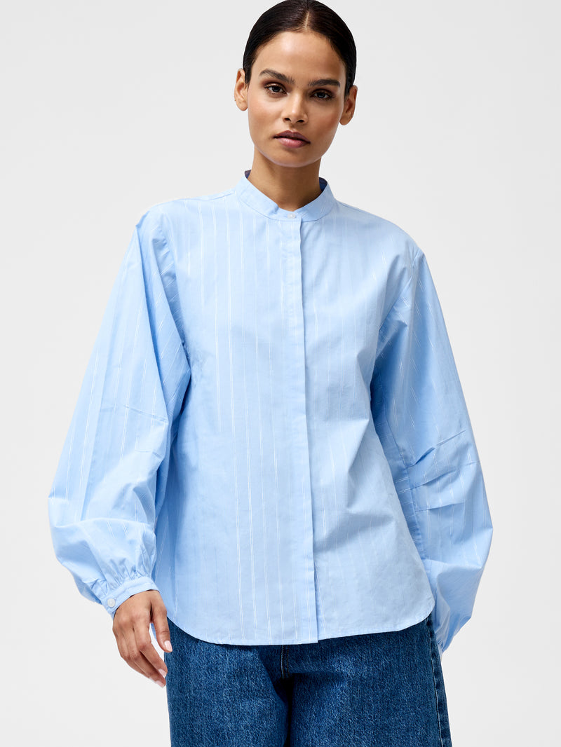 Annesy Stripe Cut Out Shirt