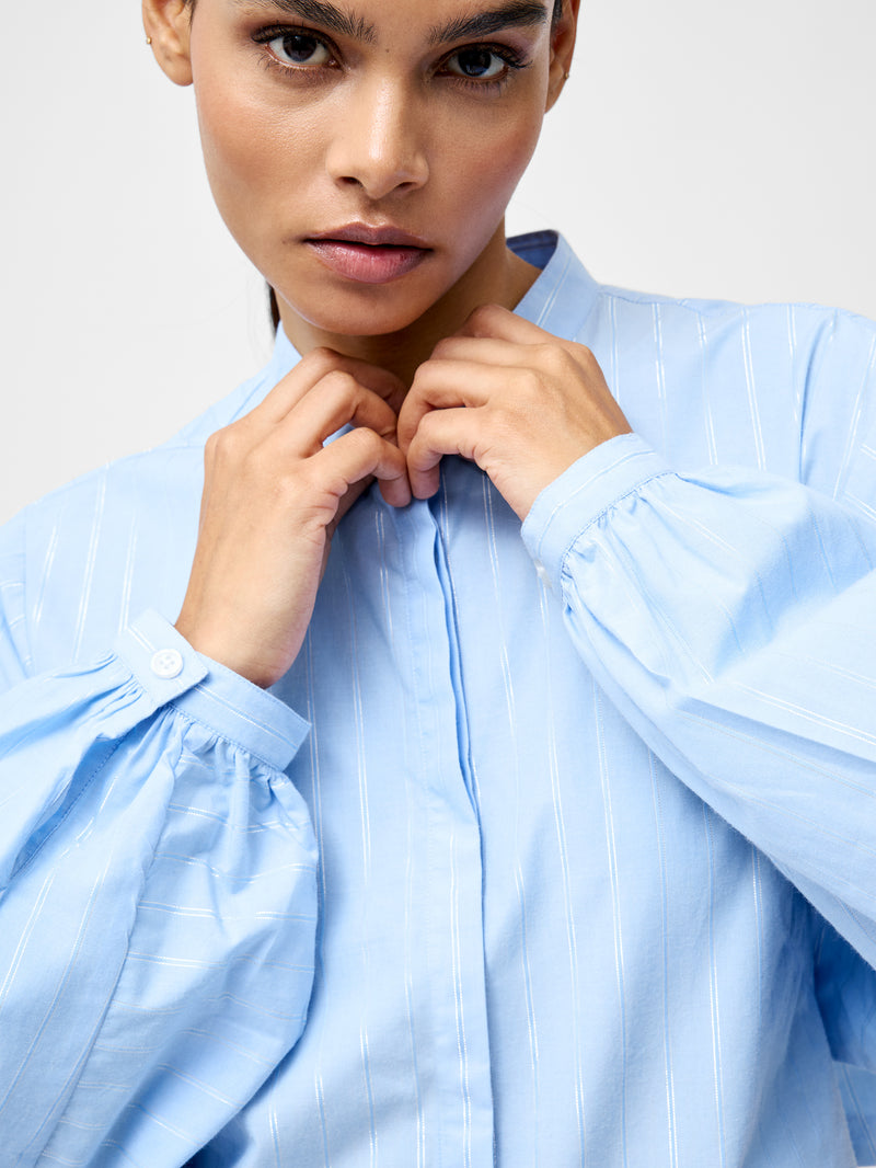 Annesy Stripe Cut Out Shirt