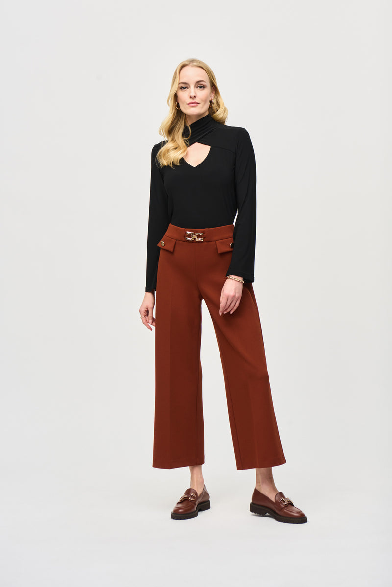 Joseph Ribkoff Cut Out Top 243064 - Black