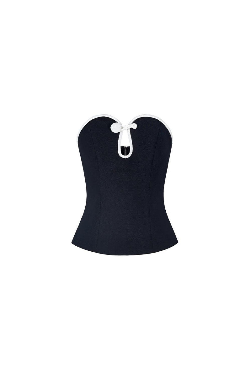 Kim Bodycon Cut-Out Khaki Top