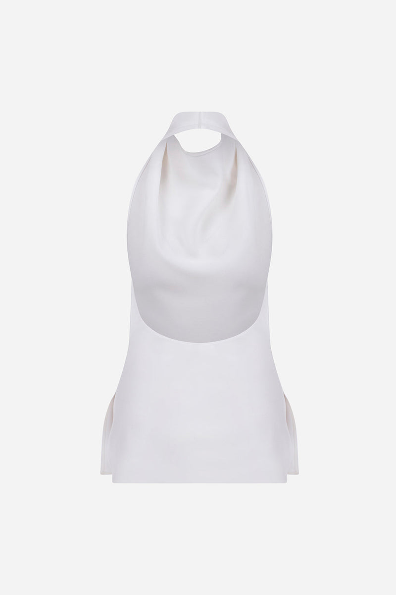 Anika - Satin Backless Top