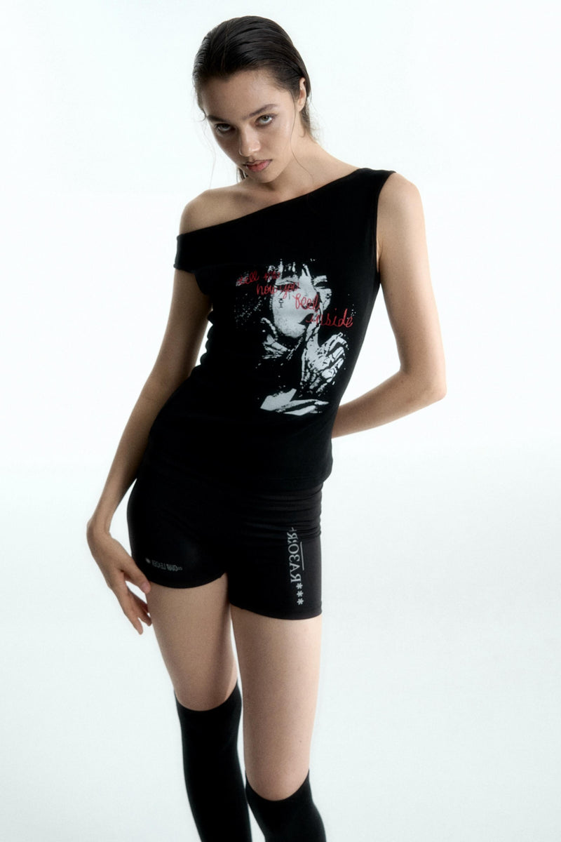 Backless Slim Fit Tee