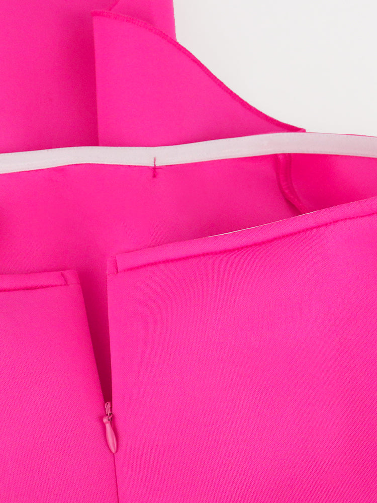 Backless Ruffle Slim High-end Blouse