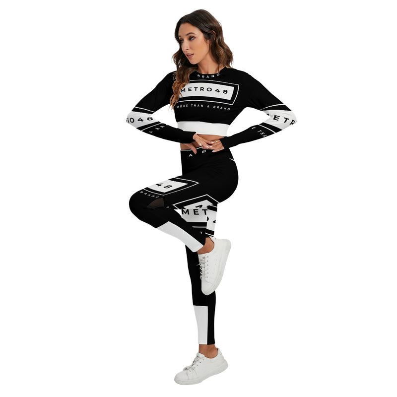 Metro48 Women's Sport Set With Backless Top And Leggings