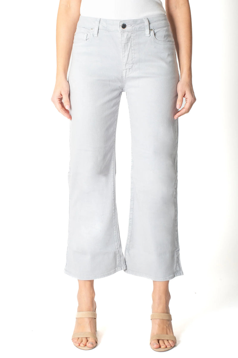 Fidelity Hyacinth High Wide Crop Women's Denim