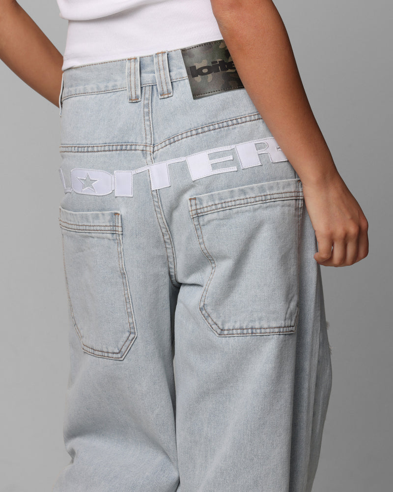 Loiter Collateral Distressed Jeans Denim Camo