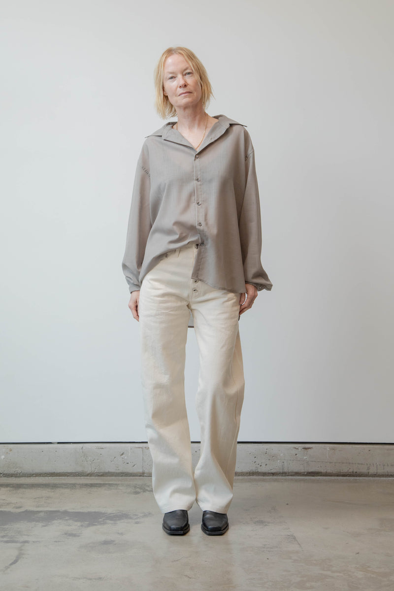 CORE DENIM - ECRU
