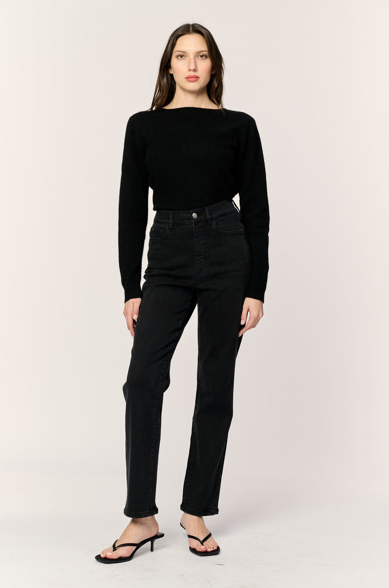 Warp + Weft ASE Stretch Straight Denim In Jet Black
