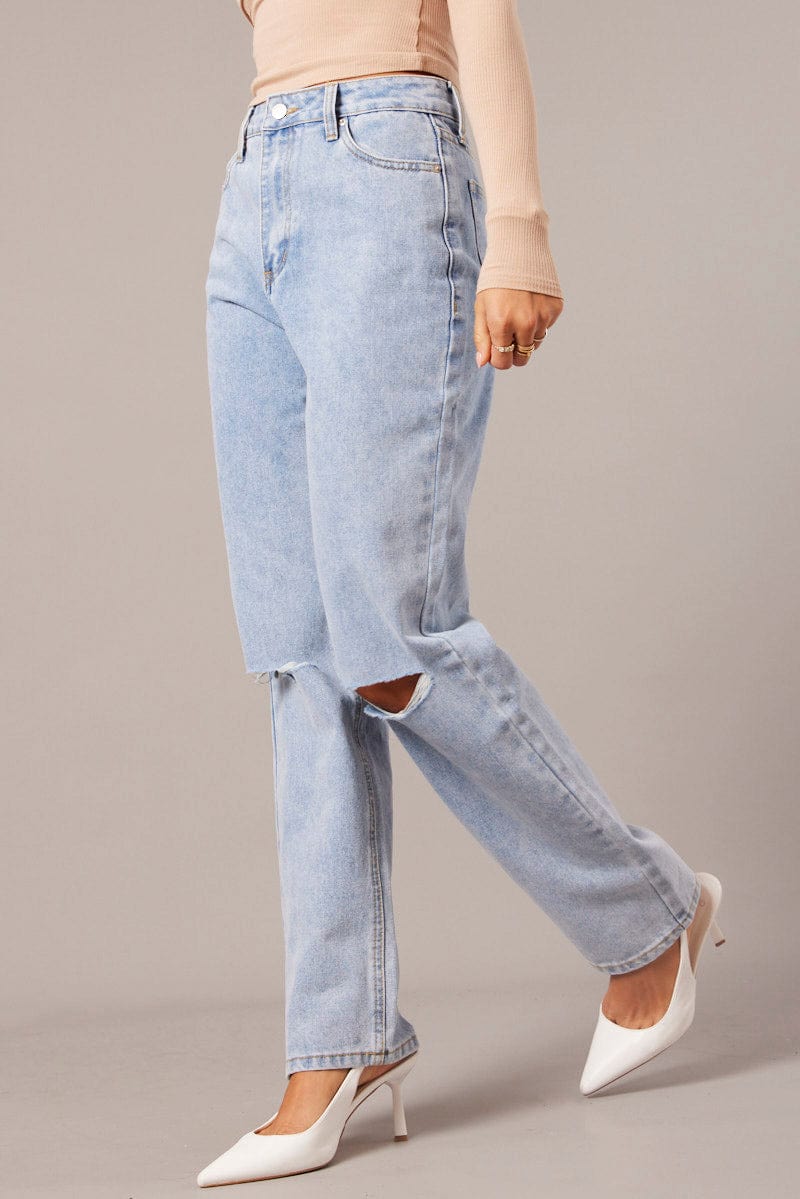 Denim Boyfriend Jean High Rise