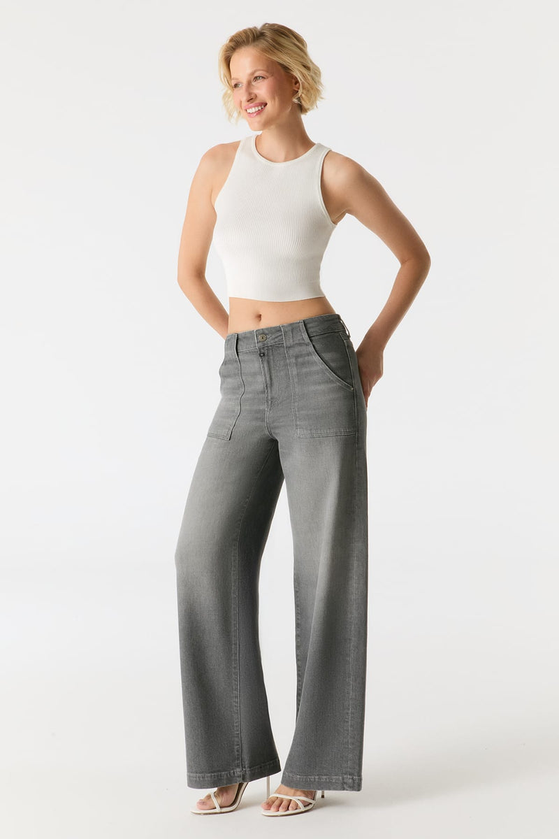 Jeans Lulu Grey Vintage