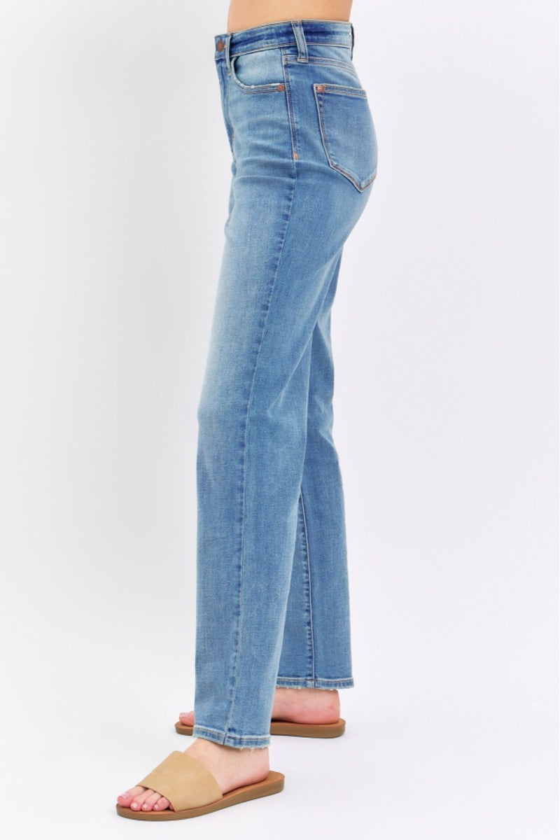 Judy Blue High Waist Straight Denim Jeans 8602