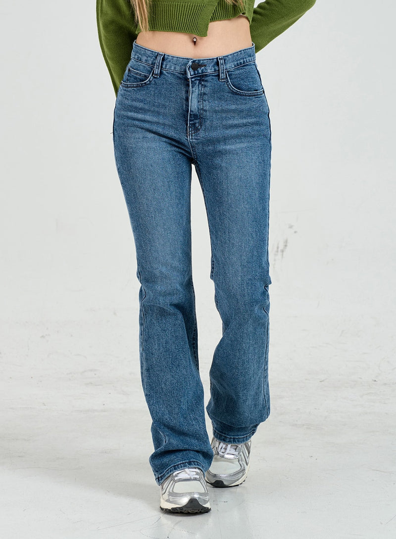 Semi Bootcut Denim Pants CO12