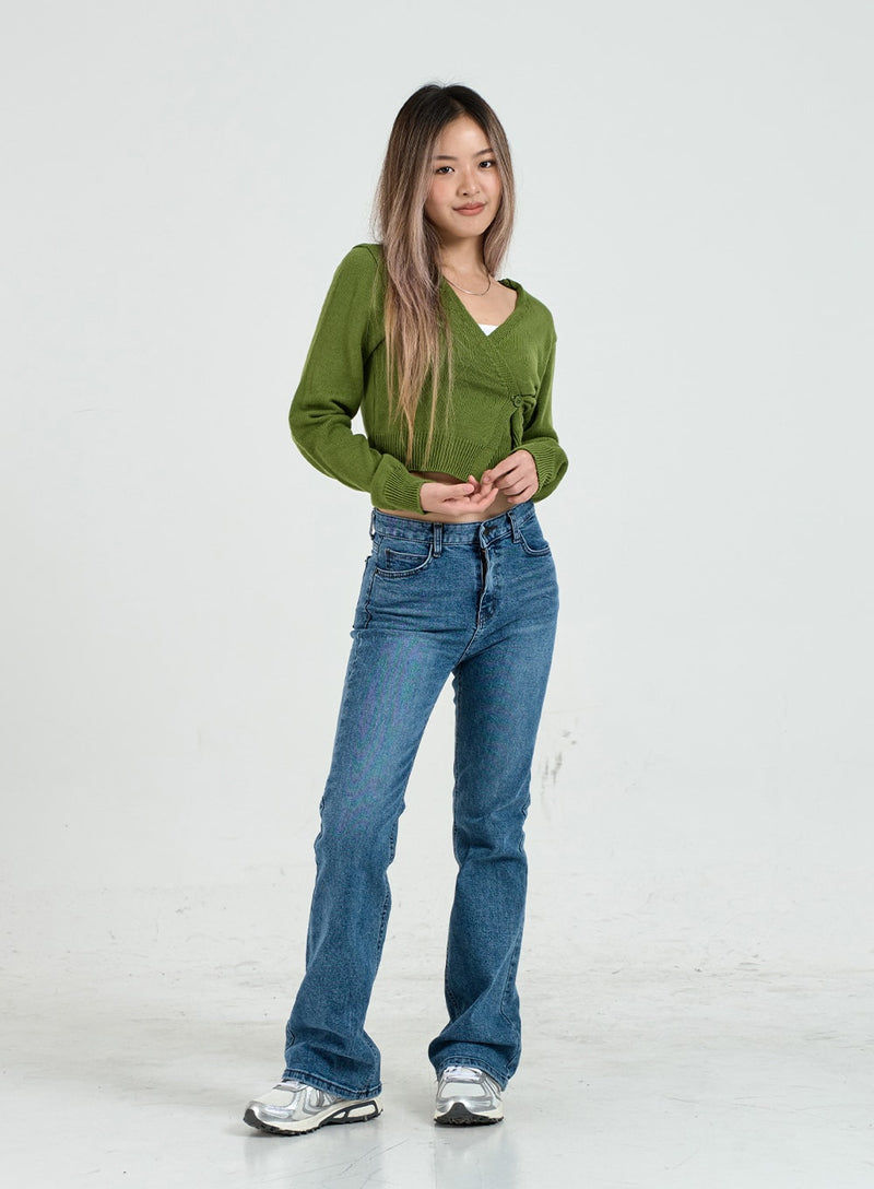 Semi Bootcut Denim Pants CO12