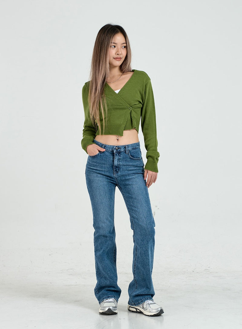 Semi Bootcut Denim Pants CO12