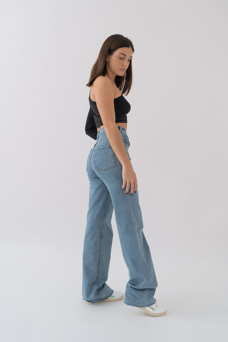 WIDELEG HIGH RISE - LIGHT BLUE