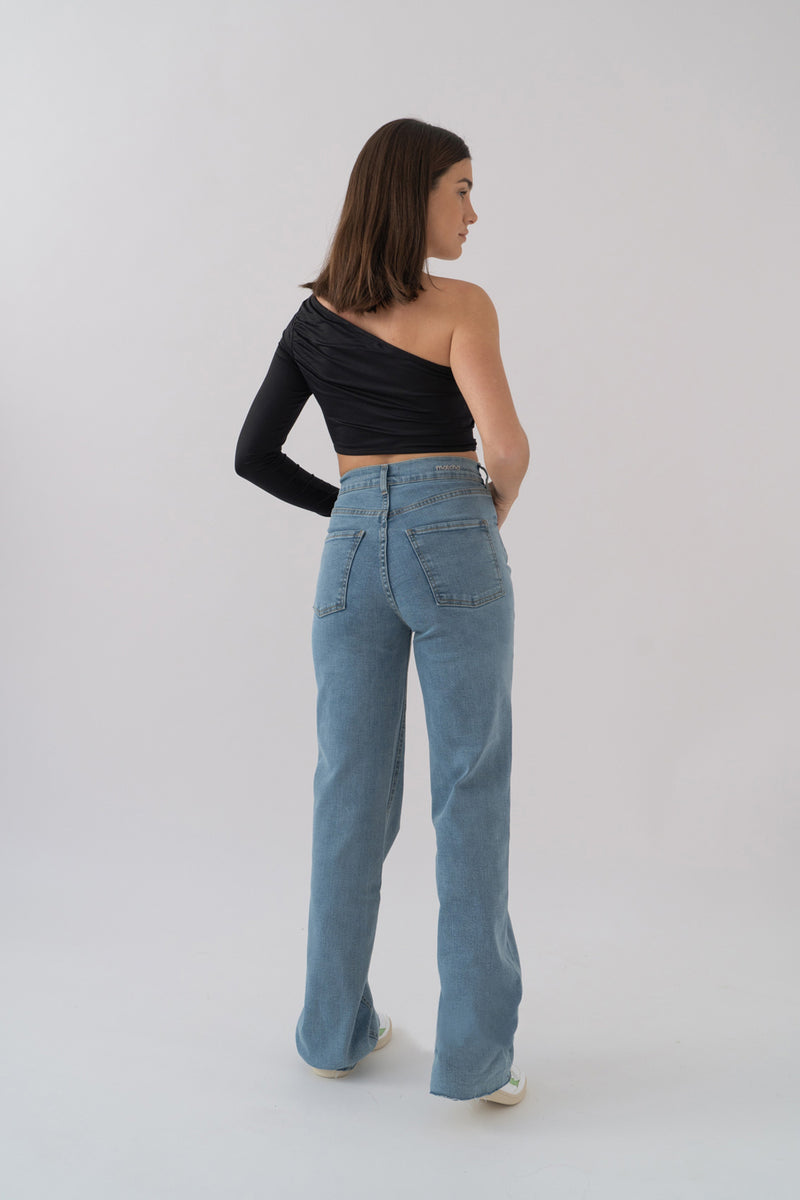 WIDELEG HIGH RISE - LIGHT BLUE