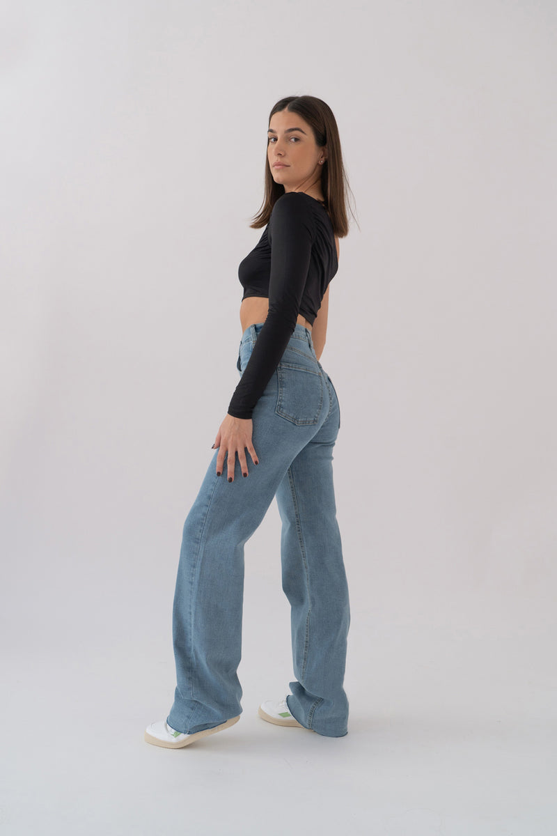 WIDELEG HIGH RISE - LIGHT BLUE