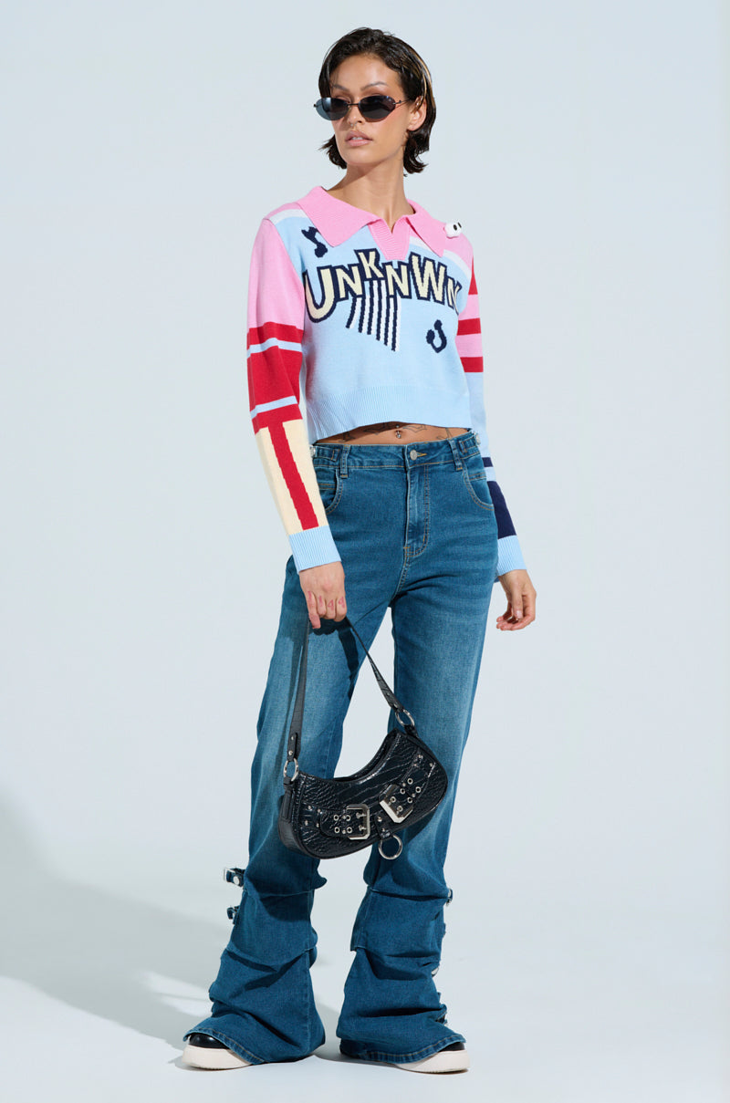 SABINE BUCKLE DETAIL JEANS
