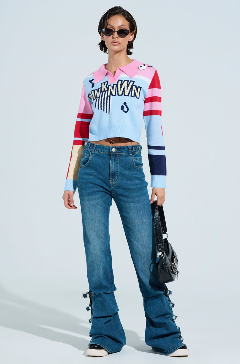 SABINE BUCKLE DETAIL JEANS