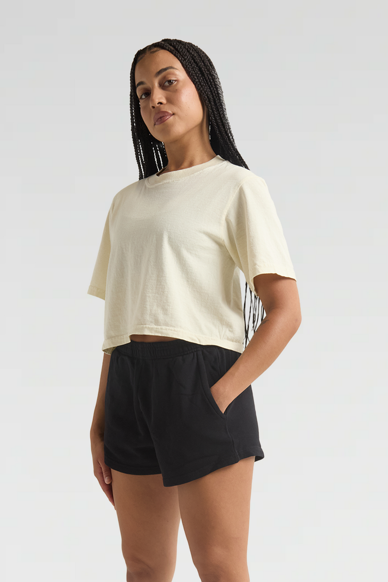 Shaka Wear Womens Garment Dye Fleece Shorts