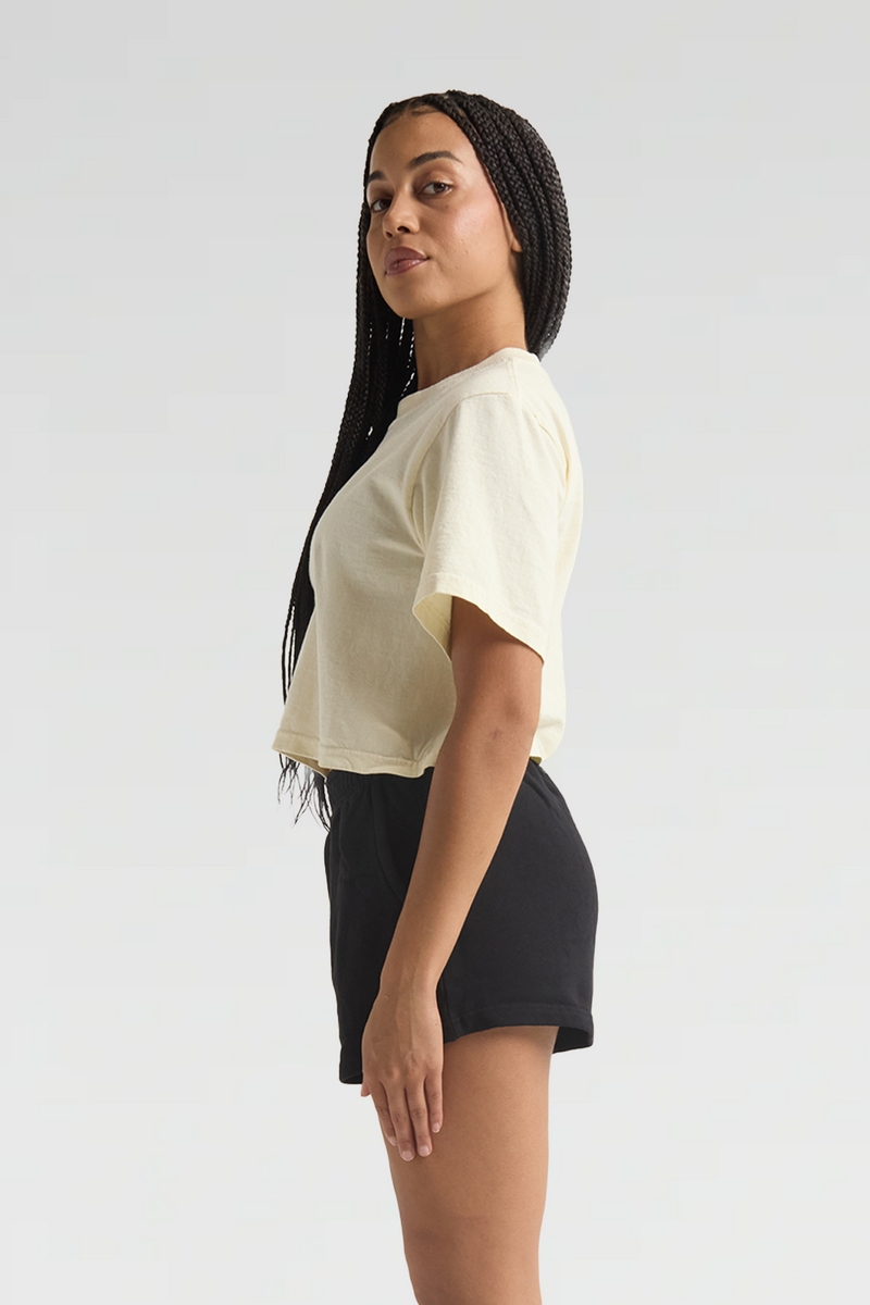 Shaka Wear Womens Garment Dye Fleece Shorts