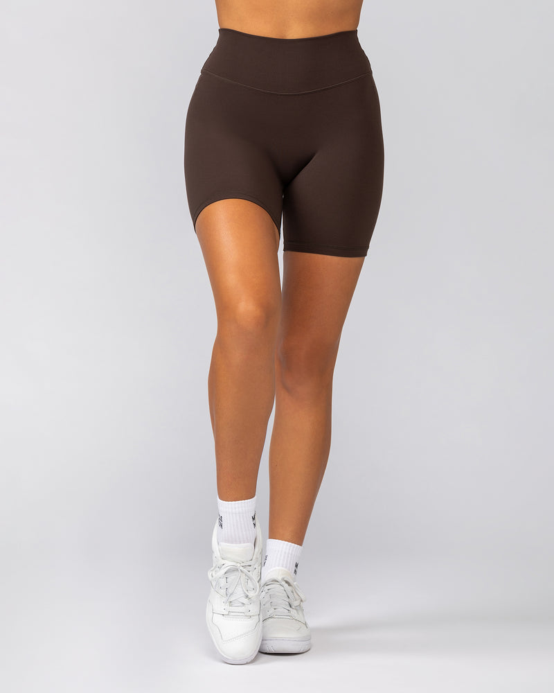 Liberty Zero Rise Bike Shorts - Cocoa
