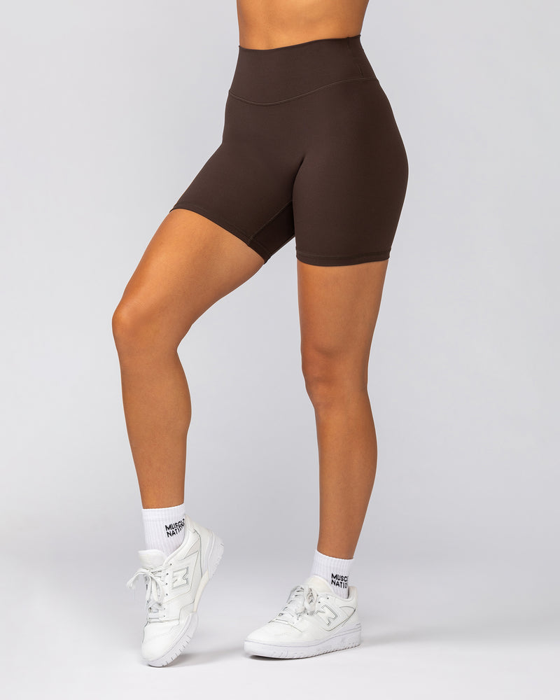 Liberty Zero Rise Bike Shorts - Cocoa
