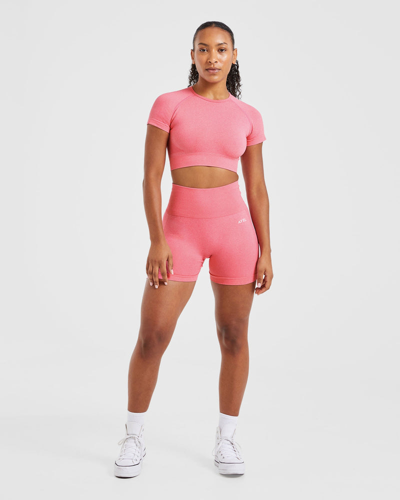 Empower Seamless Shorts - Pink Marl