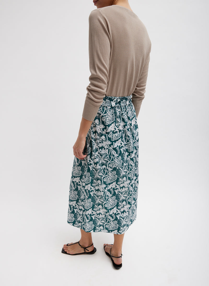Recycled Nylon Batik Full Skirt