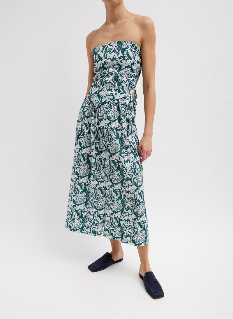 Recycled Nylon Batik Full Skirt