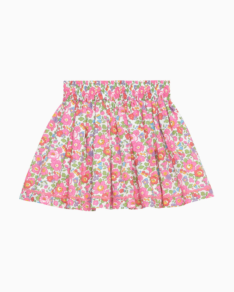 Bow Skirt in Pink Betsy